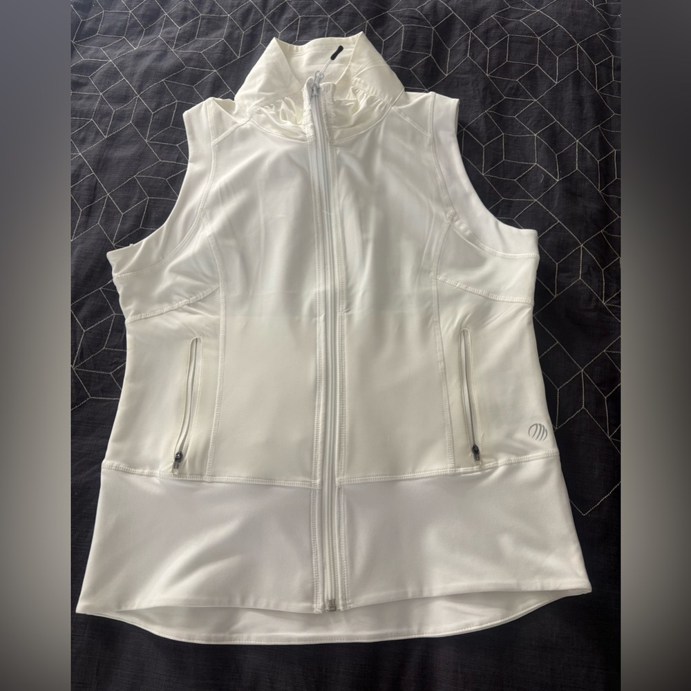 MPG mondetta performance gear white vest large